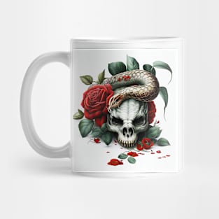 Gothic Alien Skull Mug